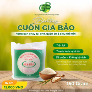 Bánh tráng dẻo nhúng nước Gia Bảo 150g