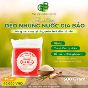 Bánh tráng cuốn Gia Bảo 500g